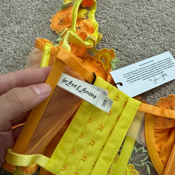 For Love and Lemons - embroidered bra/bustier - Picture 4 of 4